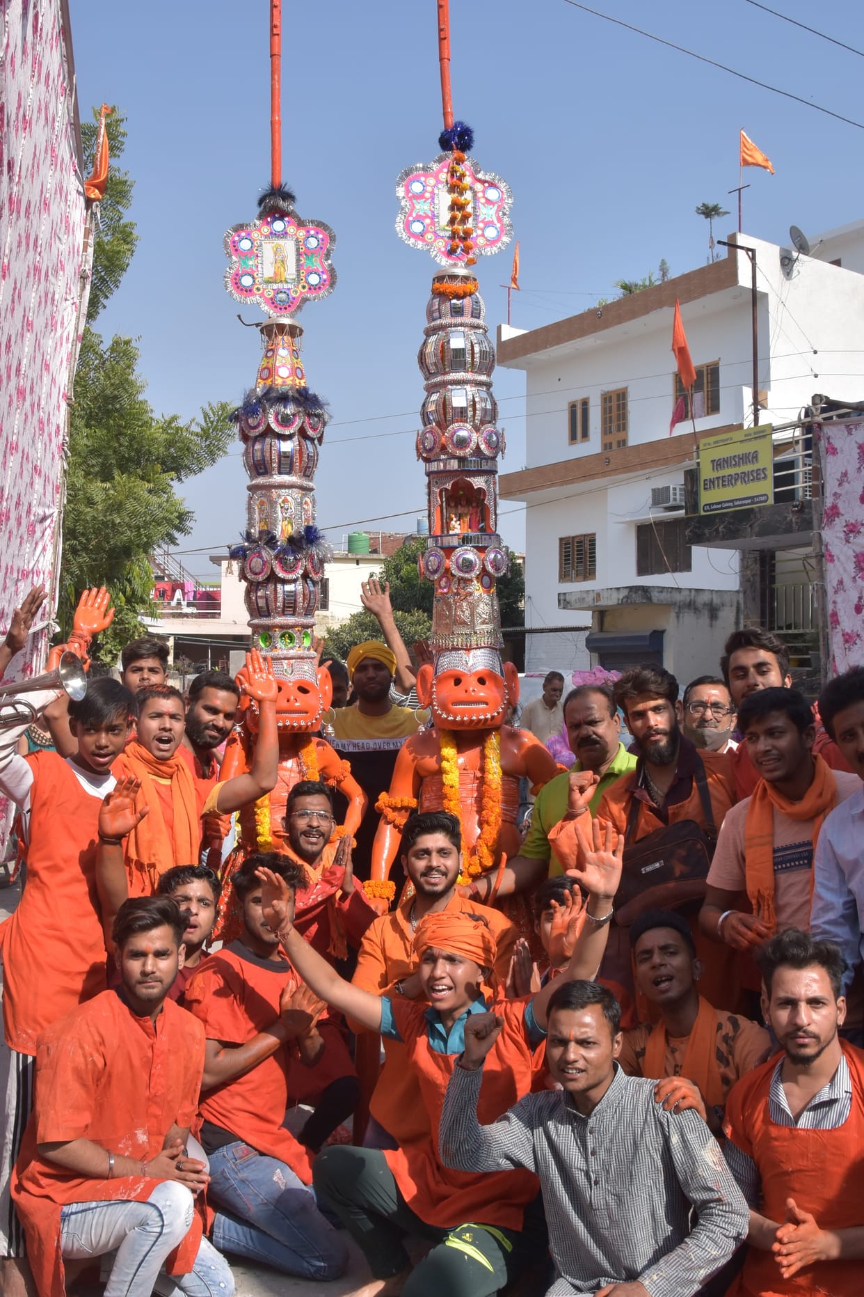 Lord Hanuman's procession taken out with pomp