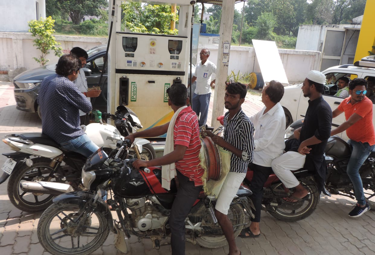 Petrol, diesel, cylinders set fire to inflation
