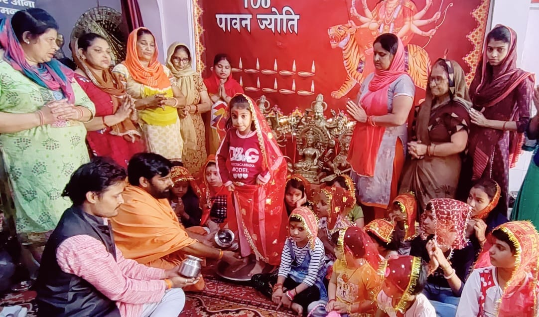 By worshiping Maa Durga, the girls were made alive