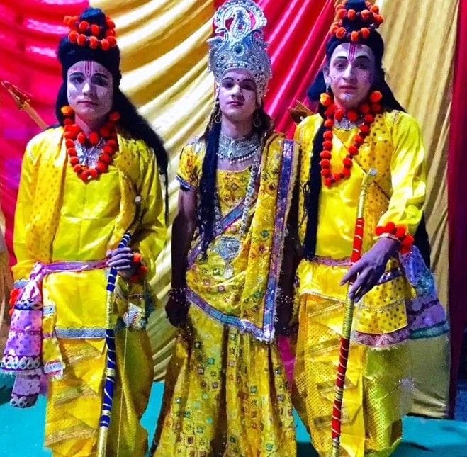 ramleela,ram barat,sita haran leela ka manchan,kasganj,dayanand public school,foster public school
