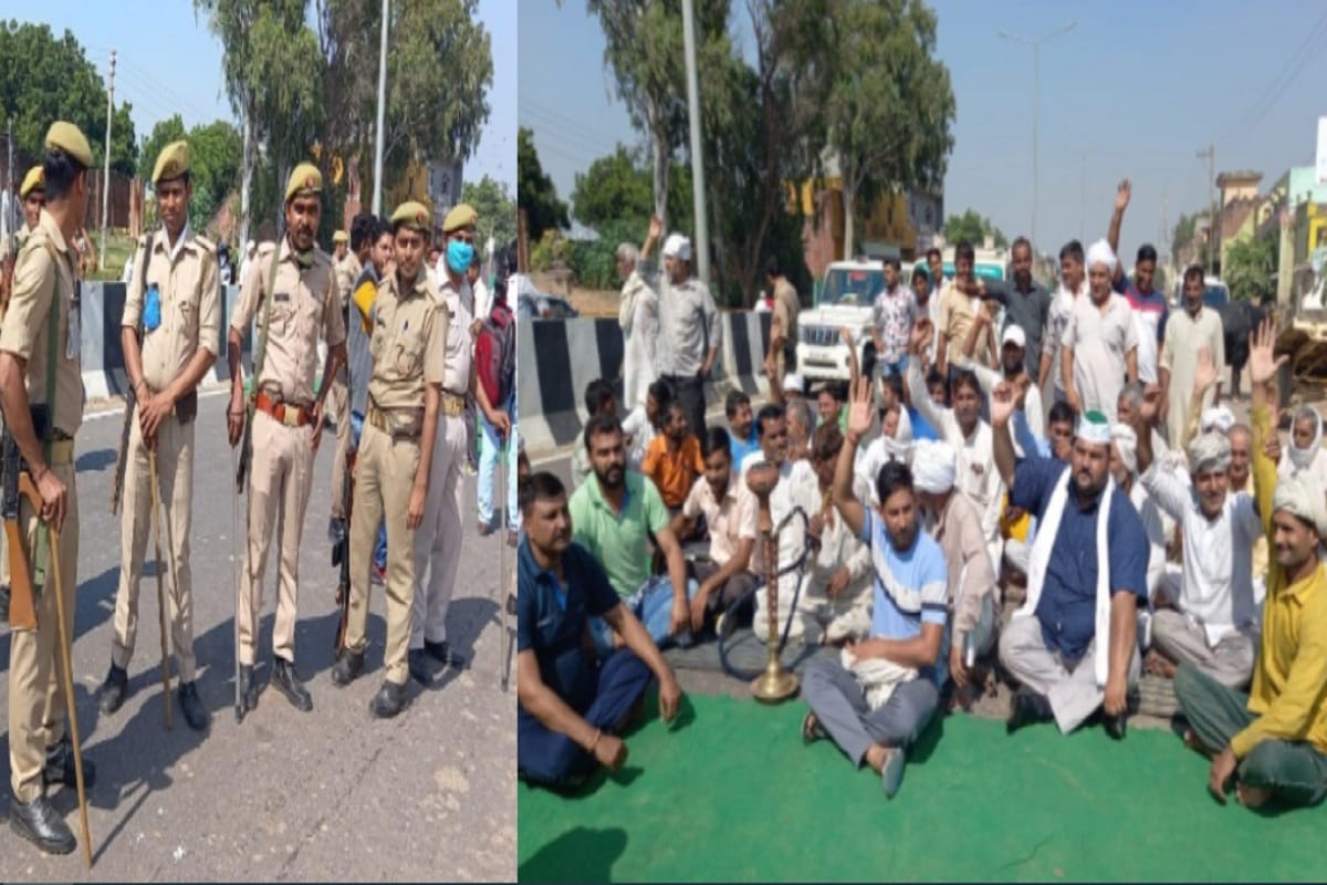 Bhakiyu Tomar has protest on highway in many districts of Western UP against Lakhimpur kheri incident and agriculture law