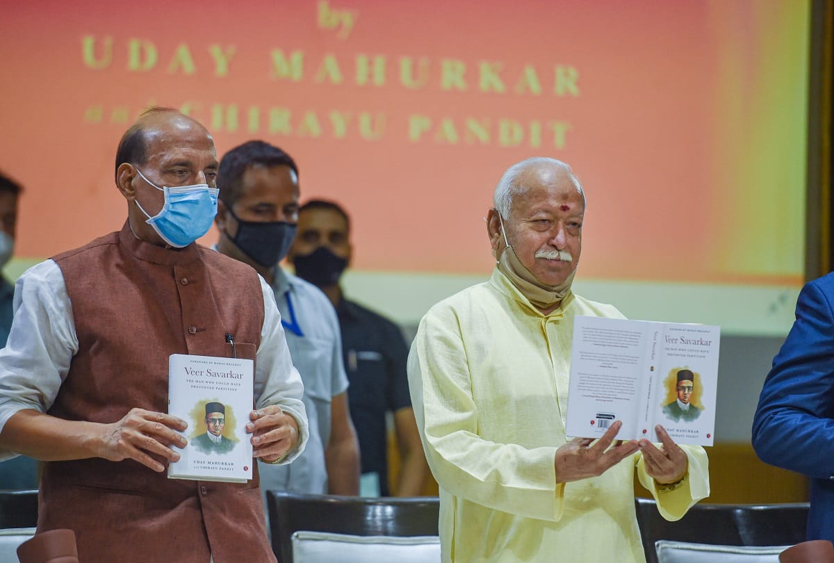 Defence minister Rajnath singh said VD Savarkar was a great hero, he is and will be 