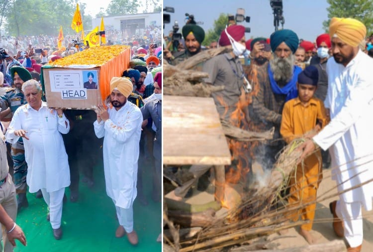 The Mortal Remains Of Gajjan Singh Brought To His Residence In Ropar