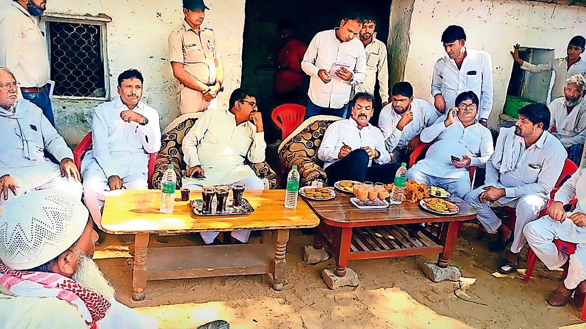 The MLA listened to the problems of the villagers, instructed the concerned officers to solve them