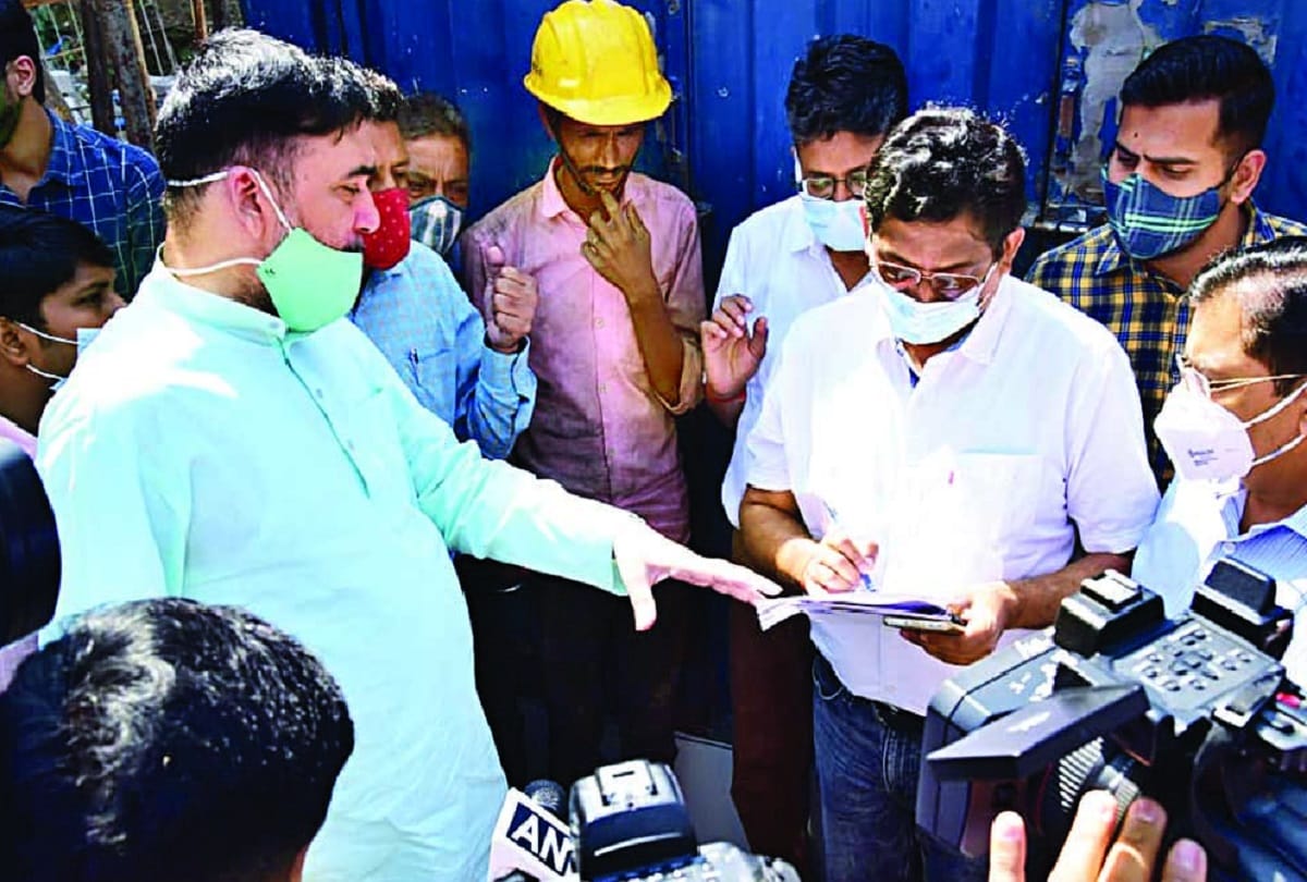 Attack on pollution: 226 construction sites inspected, 69 fined 19 lakh, Delhi's air bad