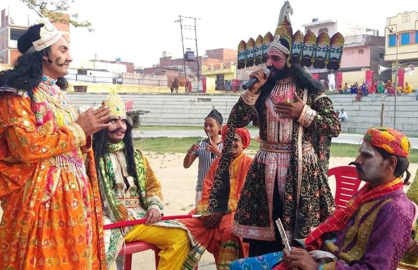 Meghnad's effigy burnt in Prabhu Park's Ramlila
