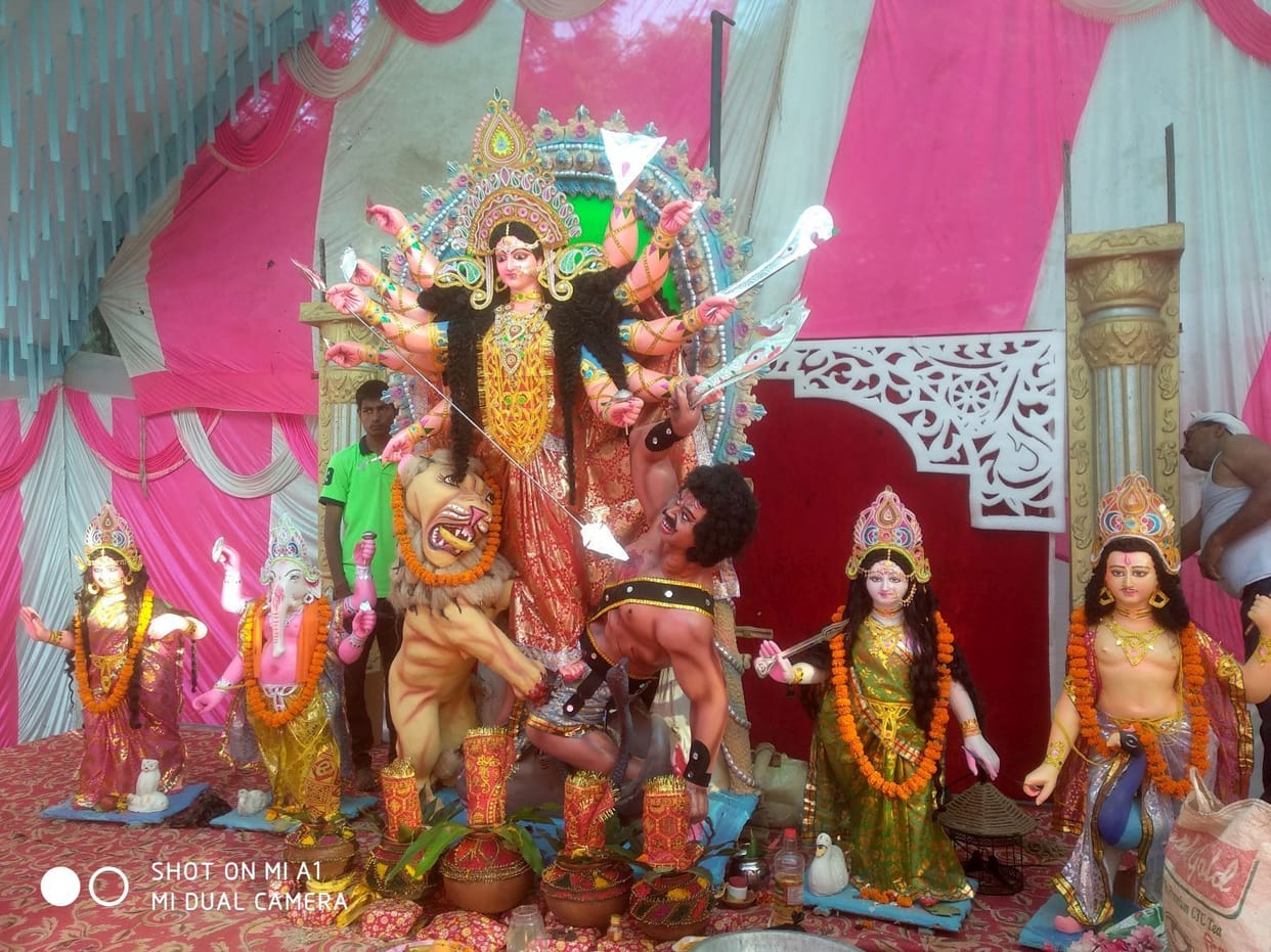 1700 Durga idols will be immersed today