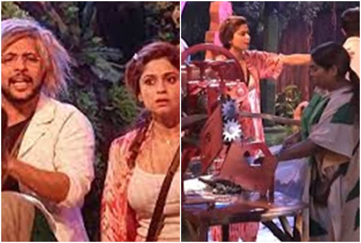 Bigg Boss 15: Umar Riaz and Ishaan Sehgal argue during the task push each other