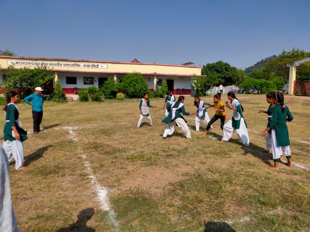 radhana and brijnandan first in sports compitition