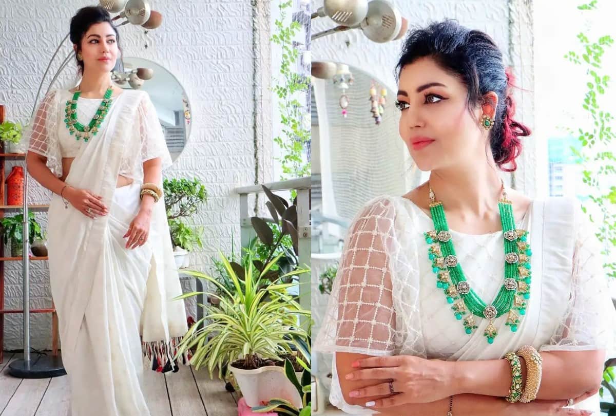 Tv Ramayana Sita Debina Bonnerjee Played Look in dussehra 2021