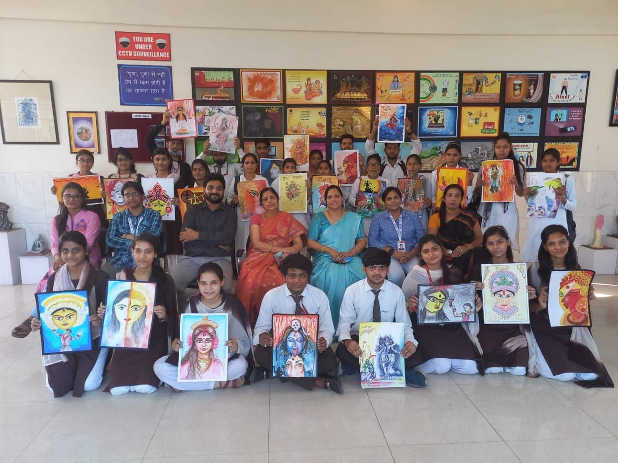 Talent shown in painting and poster competition