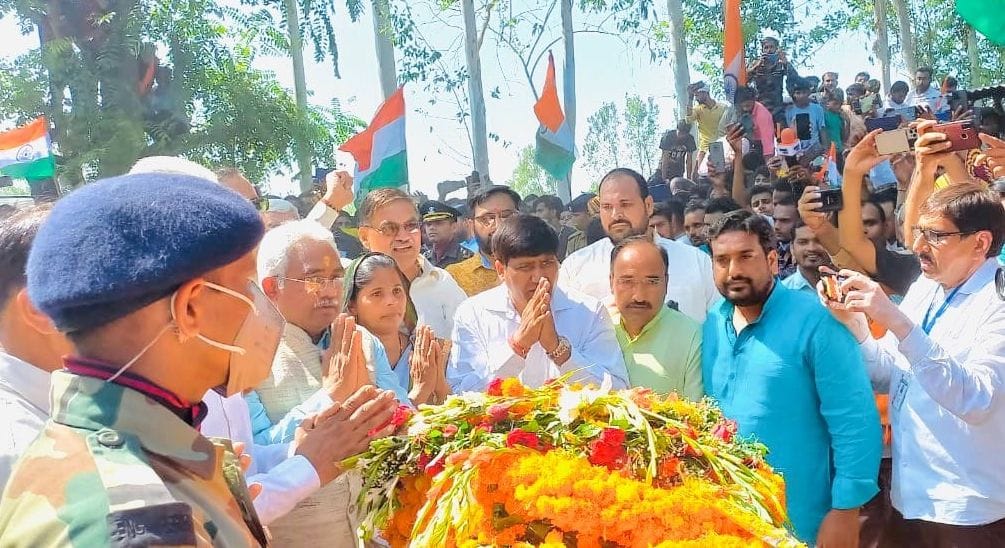 Tribute paid to martyr soldier