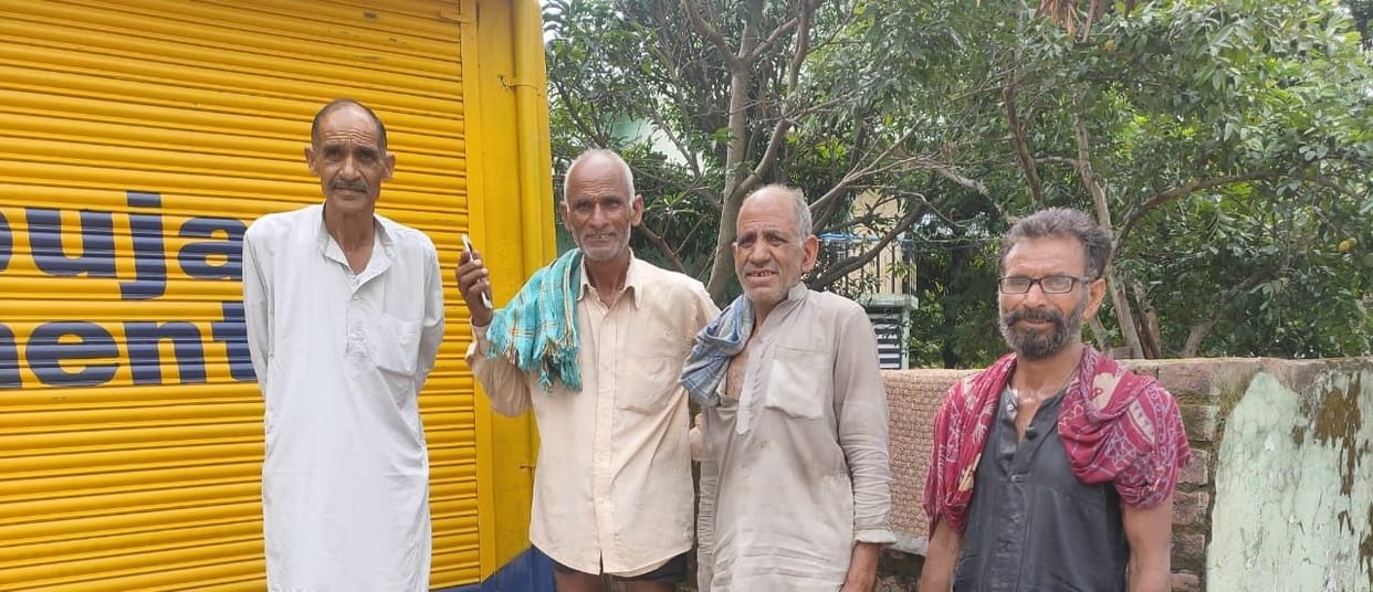 Villagers are forced to drink contaminated water