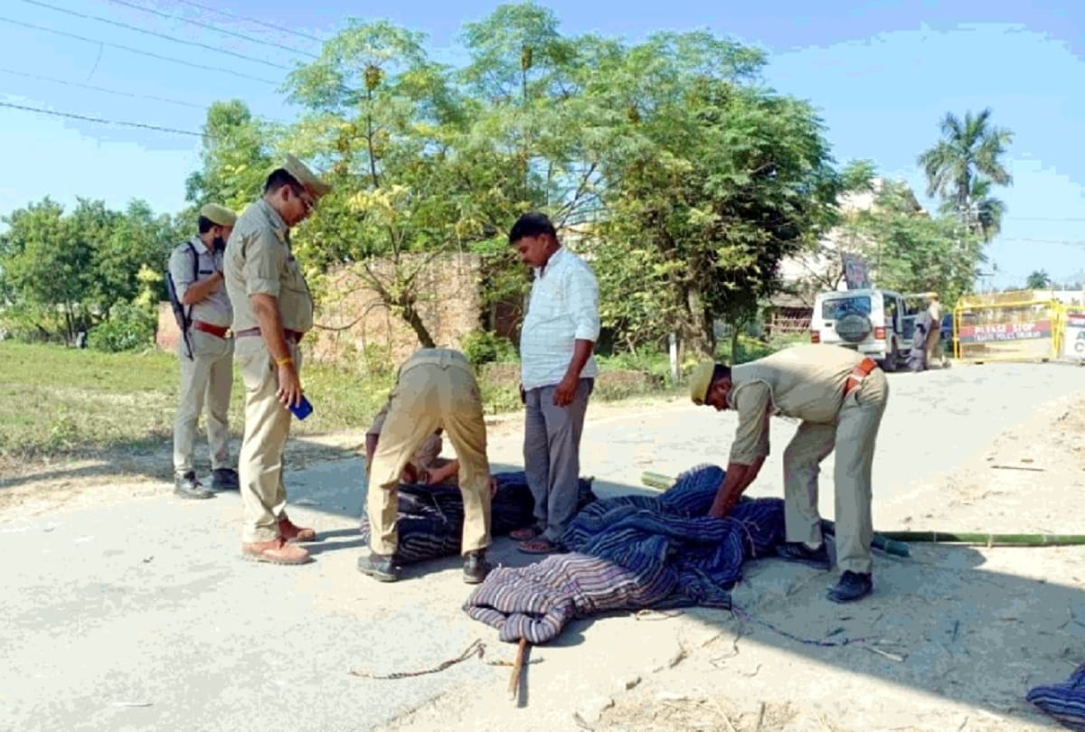lakhimpur kheri case investigation team took four accuddef to the spot and recreated the crime scene there