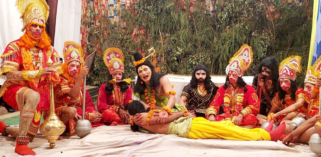 Staged the Leela of Lakshmana unconscious and Kumbhakarna's slaughter