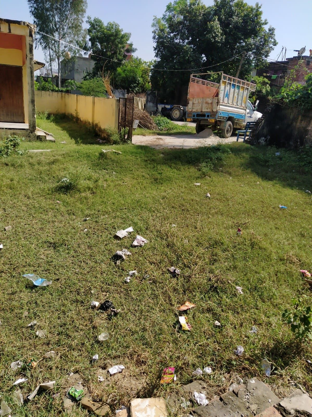 Neither the bushes were removed, nor the cleaning was done, it was rejuvenated