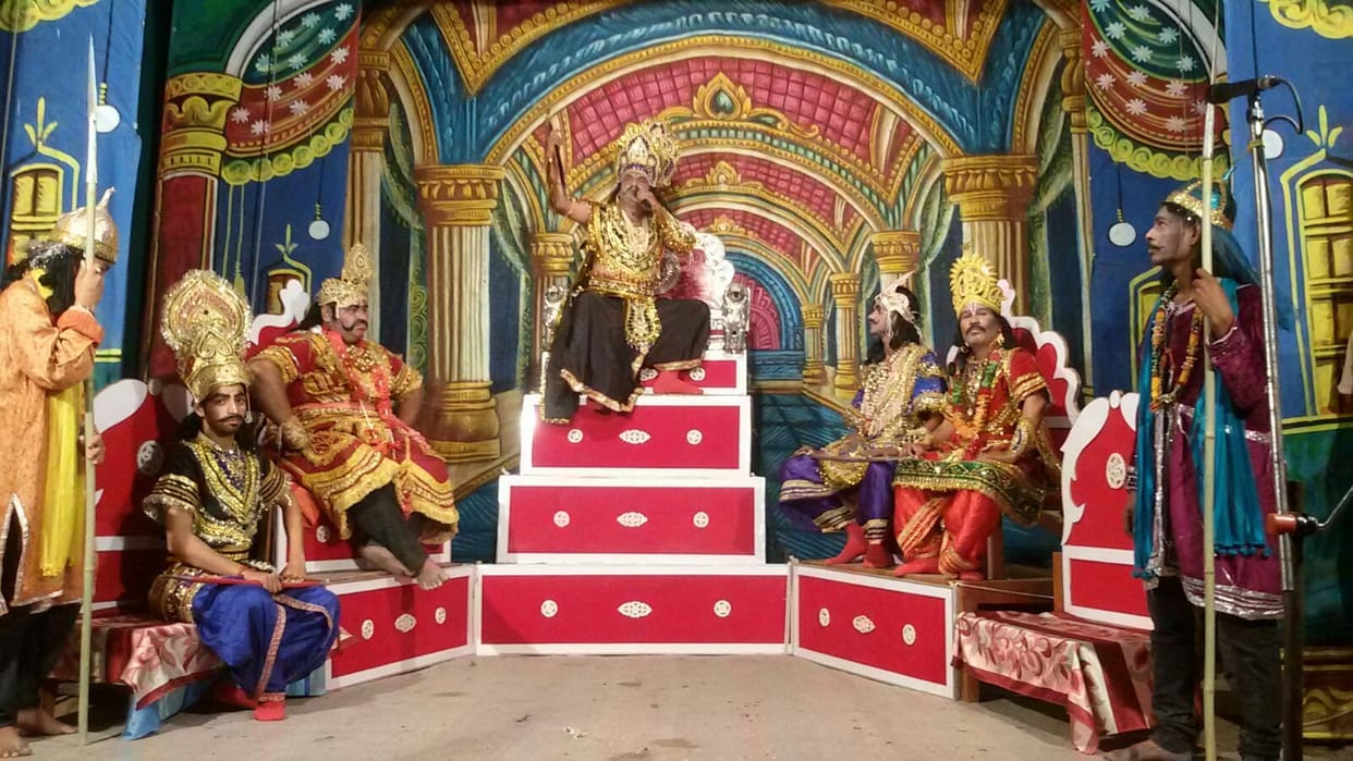 business,ramlila,drama,orai,God pleased the audience