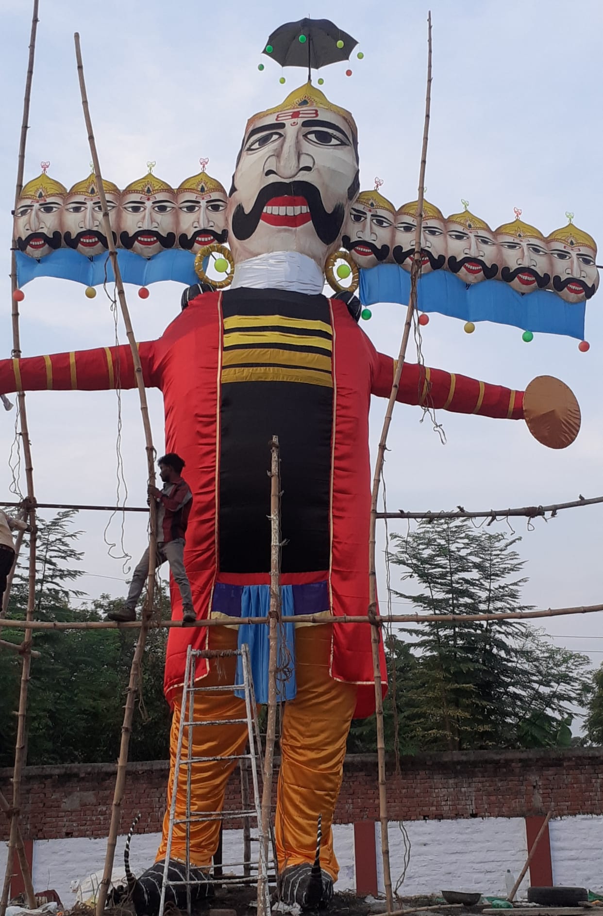 On Dussehra, somewhere 51 and somewhere 25 feet of Ravana will be burnt