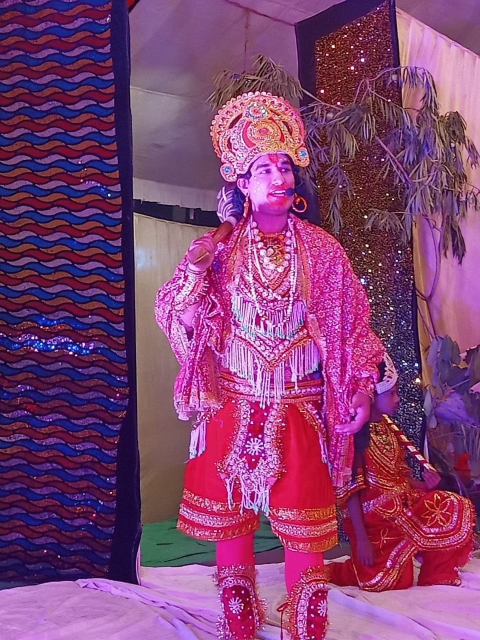 Ramlila: Hanuman blew Lanka, audience raised slogans of Jai Shri Ram