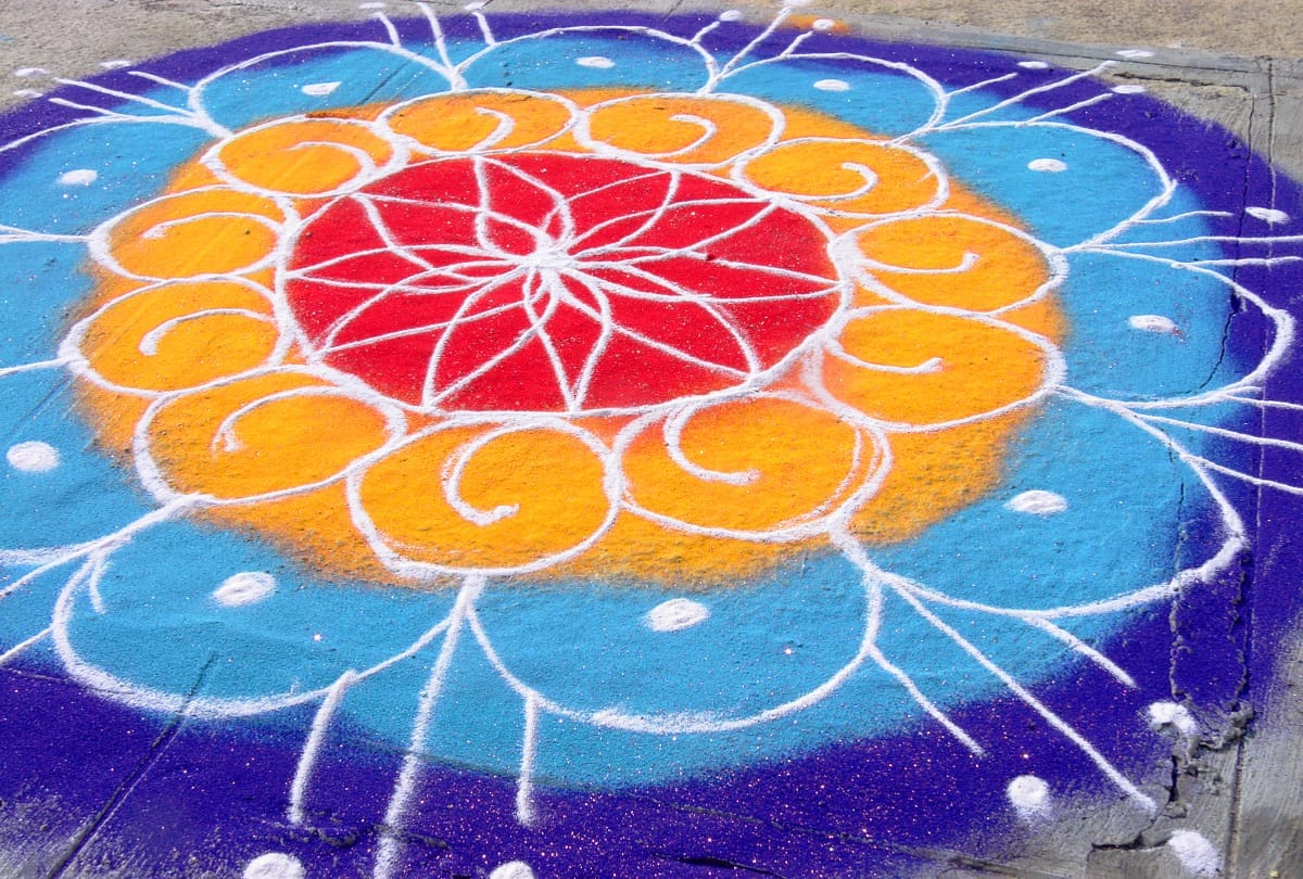 Diwali 2021 Easy Rangoli designs for deepawali