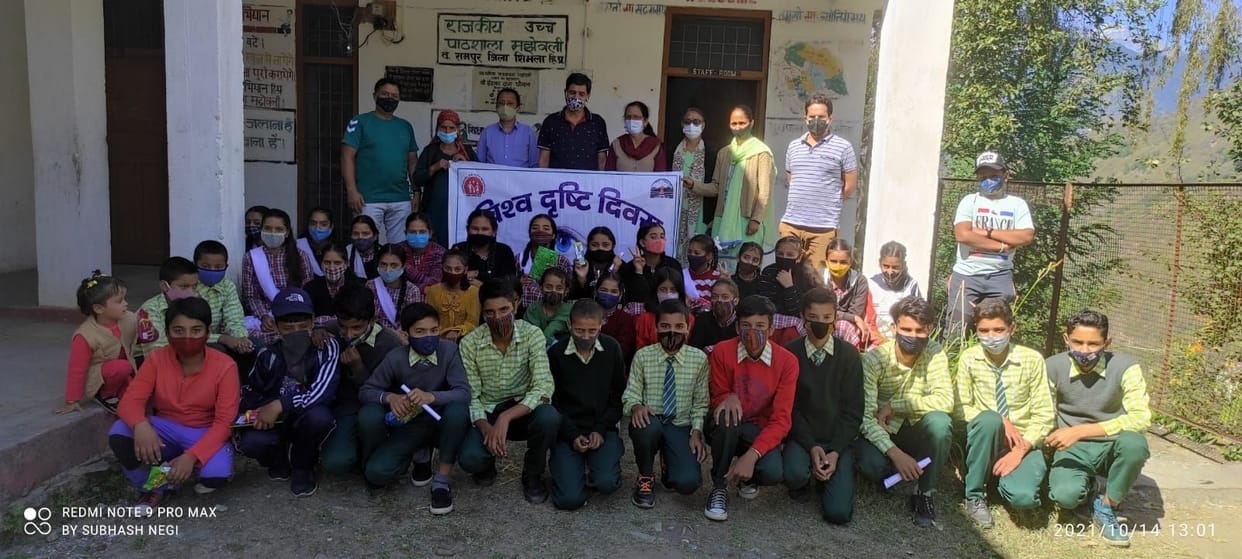 eyes health education for mjhevali and sd school student