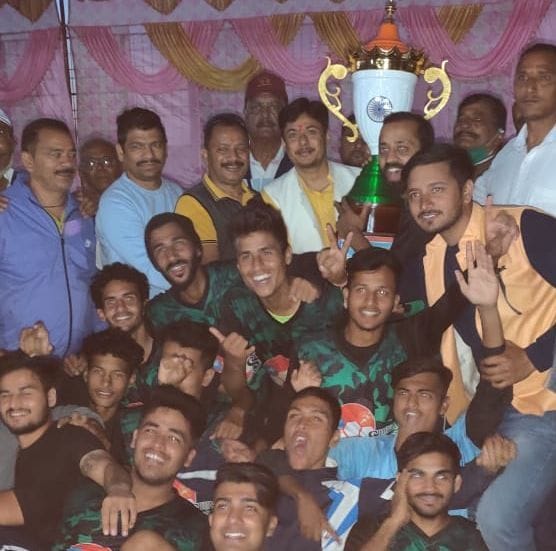 Haldwani Wins The Football Trophy