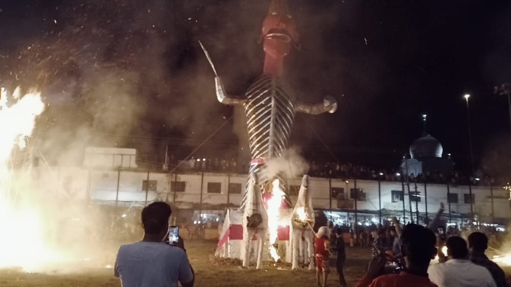 dushera festival celebrated in majra ponta sahib