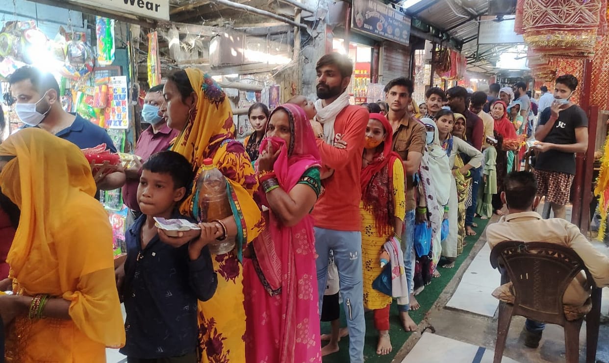 62 lakh rupees offered as donation by devotees in Chintapurni temple in Navratra