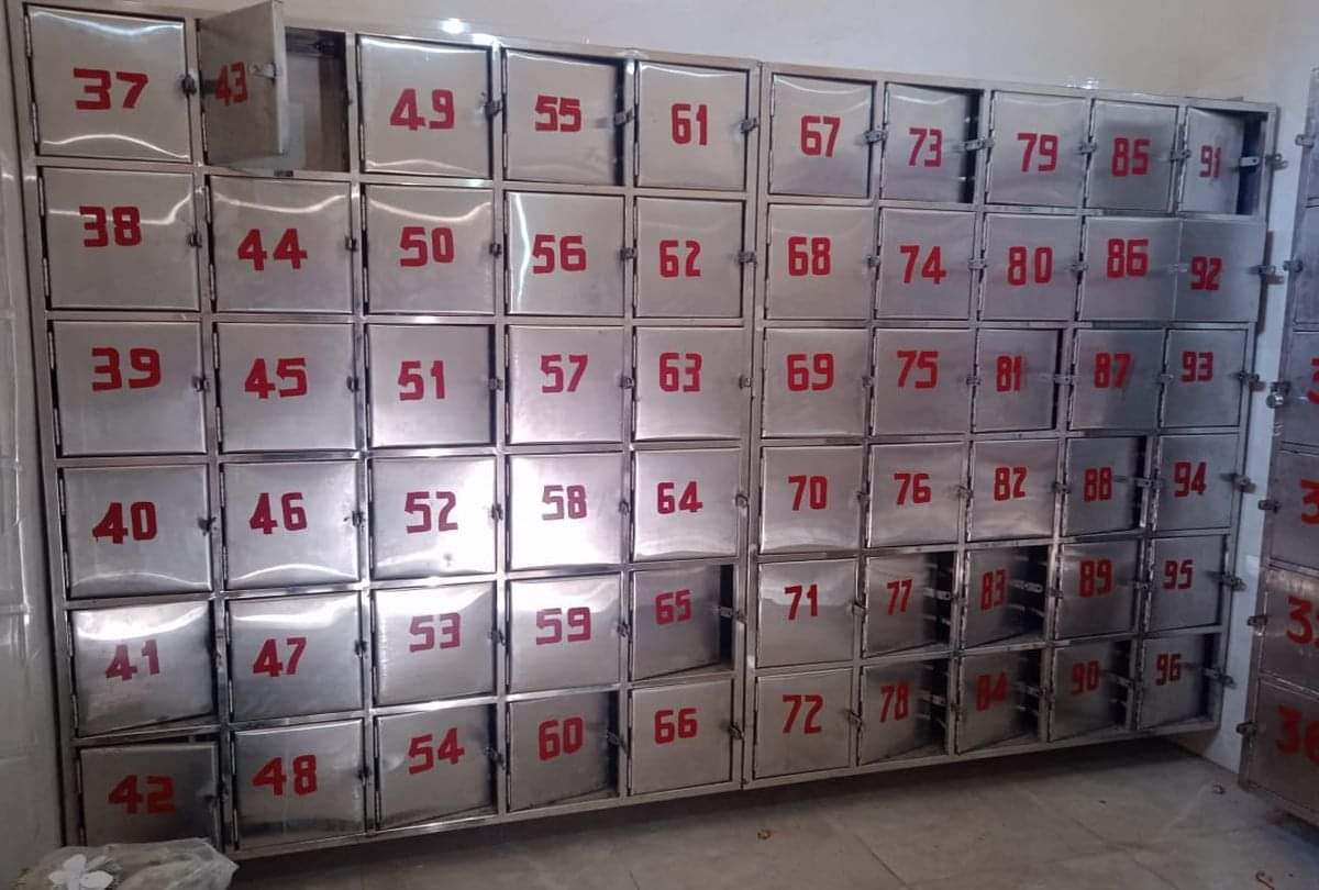 Death From Corona Virus Infection Bones Are Waiting For Immersion After Cremation