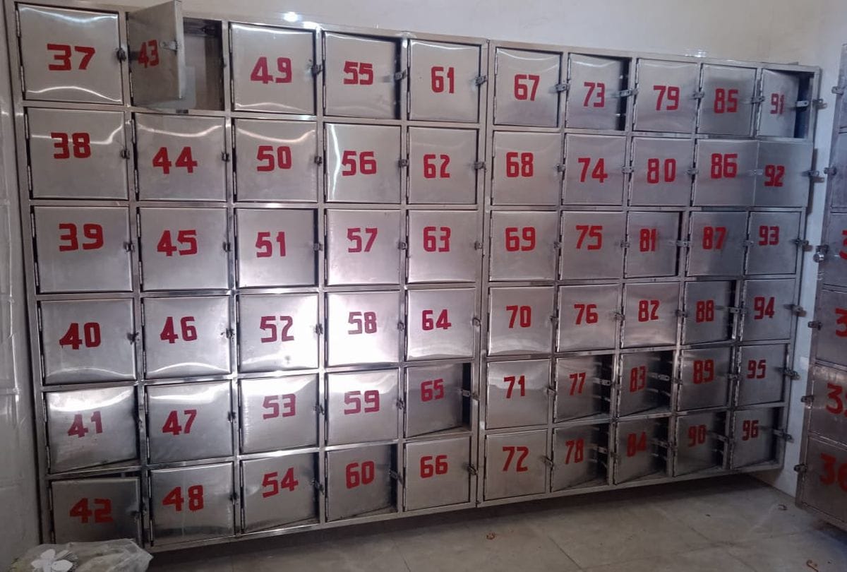 Death From Corona Virus Infection Bones Are Waiting For Immersion After Cremation