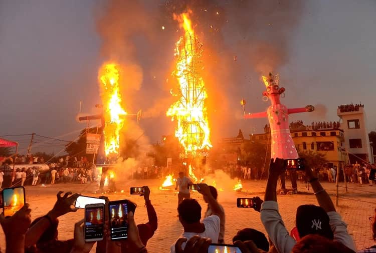Pictures of Dussehra celebrations in Haryana