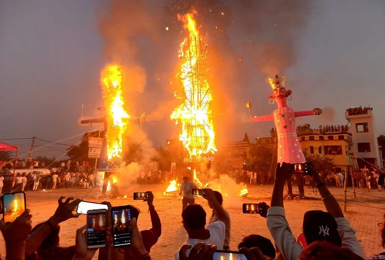 Pictures of Dussehra celebrations in Haryana