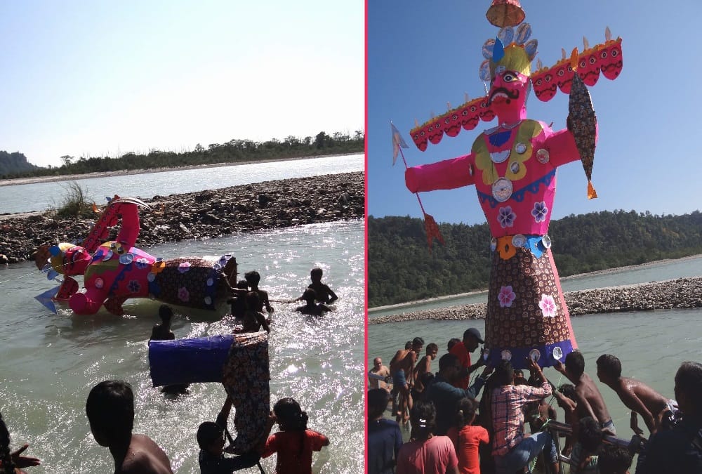 Ravan Dahan 2021 in Uttarakhand: Eco Friendly Dussehra Celebration in Rishikesh photos