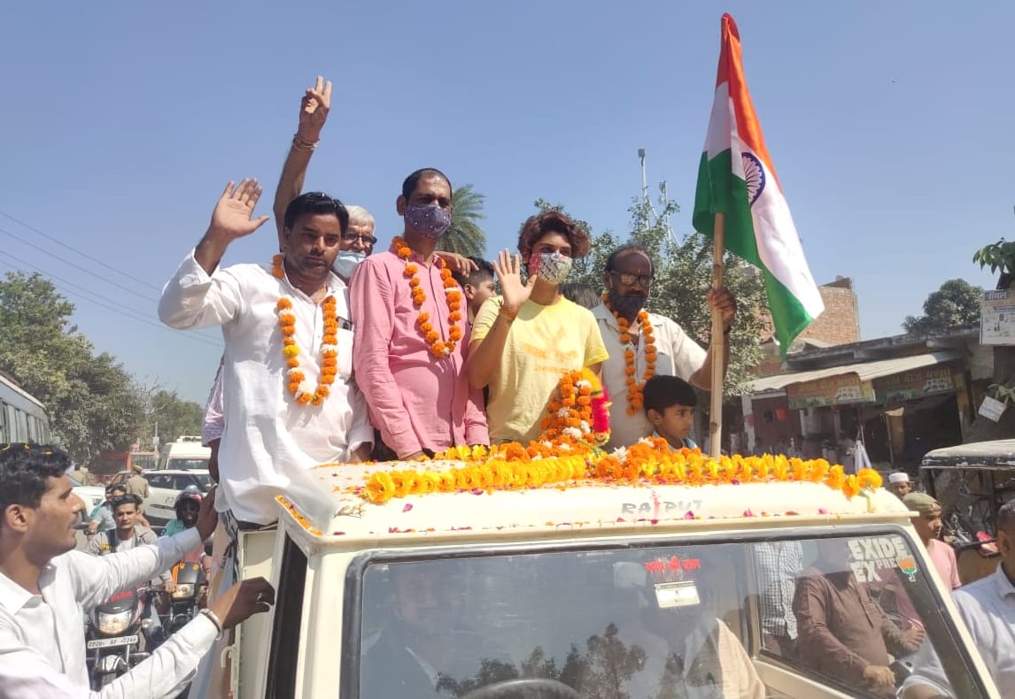 Warm welcome to international cricketer Meghna