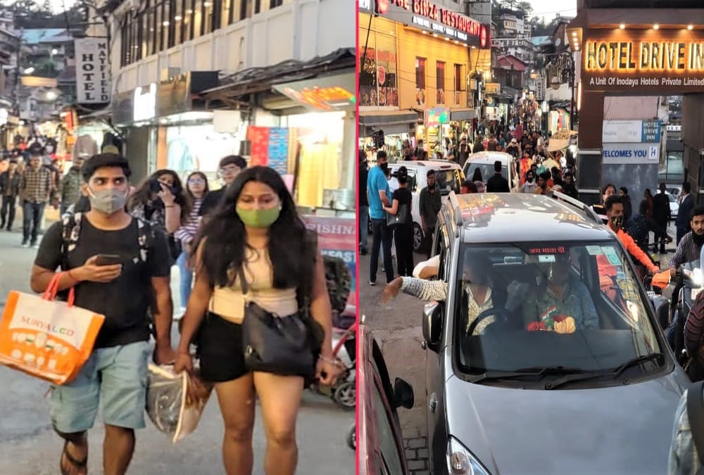 Uttarakhand News: Nainital And Mussoorie Full with Tourist Crowd for Weekend Photos