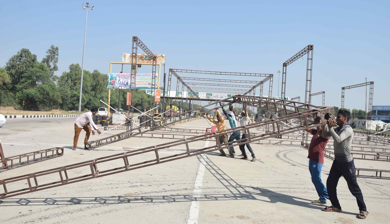 Mahapanchayat tomorrow... a pandal will be set up in half a kilometer on Panipat Highway