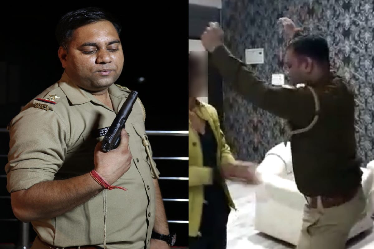 Meerut sexual abuse case: A daroga danced with the lady on the song of Sapna Choudhary and see photos