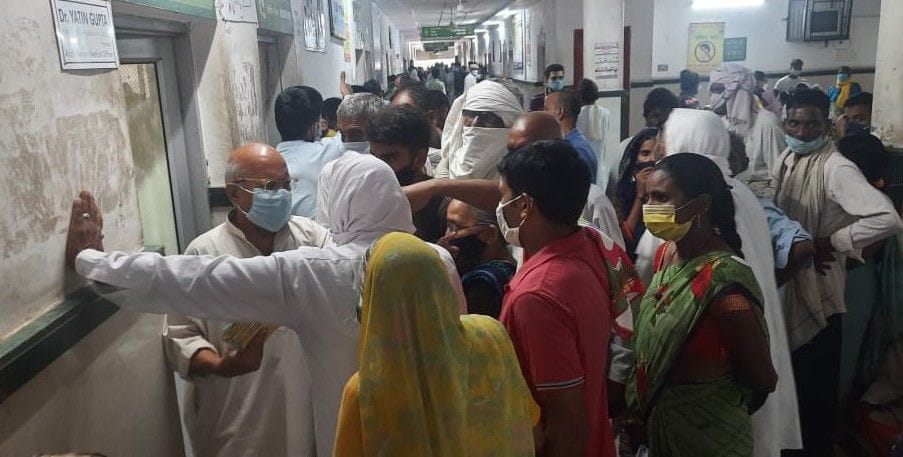 Change in weather, cough, cold and fever patients  25% increased