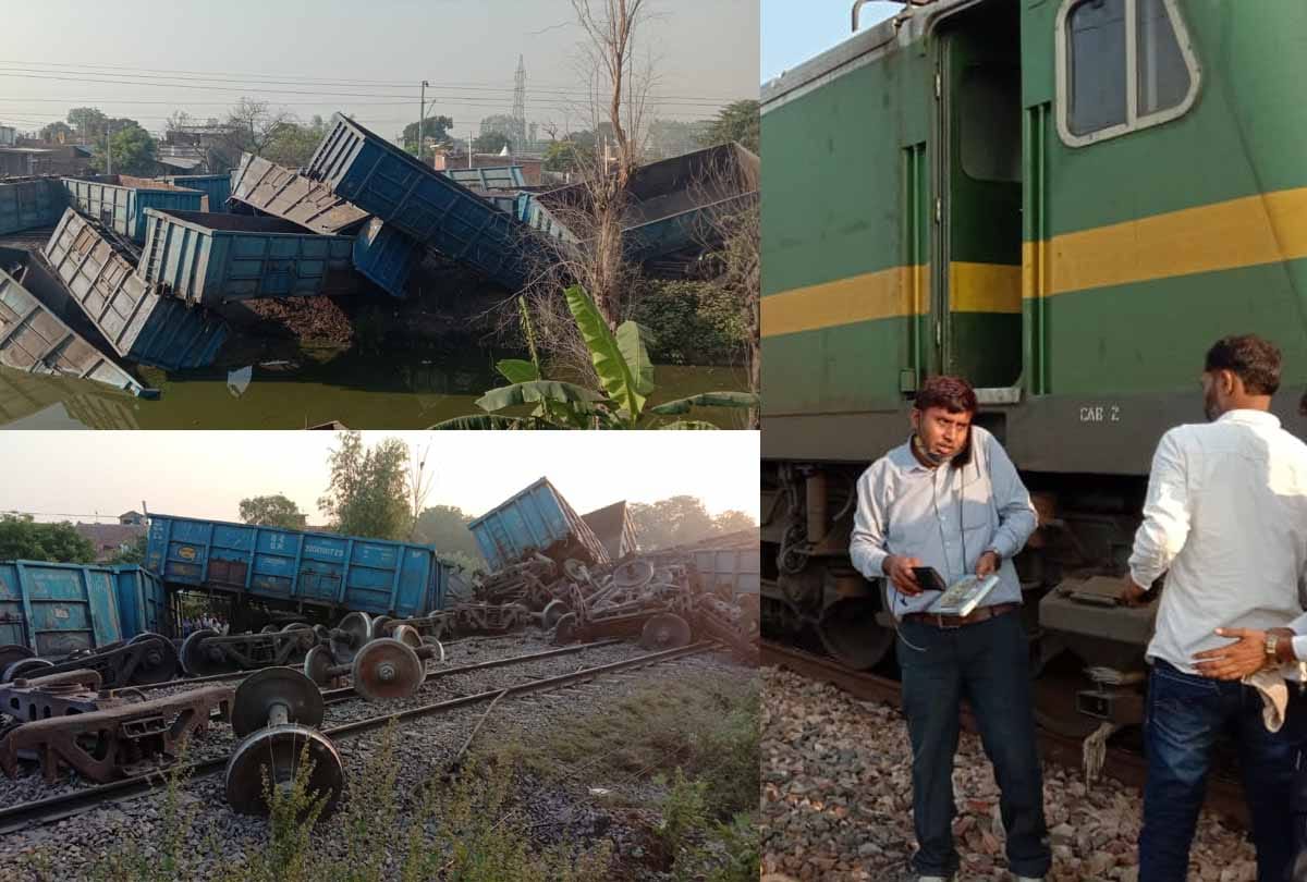 Goods train derailed on Delhi-Howrah route near rura and Kanpur-Shatabdi canceled