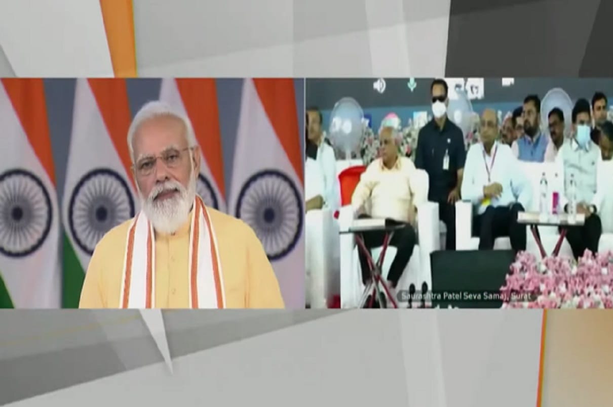 narendramodi addresss Saurashtra Patel Seva Samaj Hostel Phase I