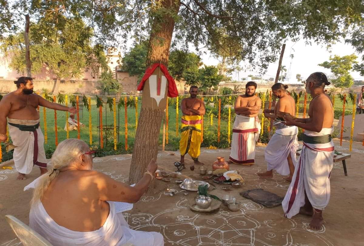 vijayadashami celebrations in shri ranganath temple vrindavan in mathura