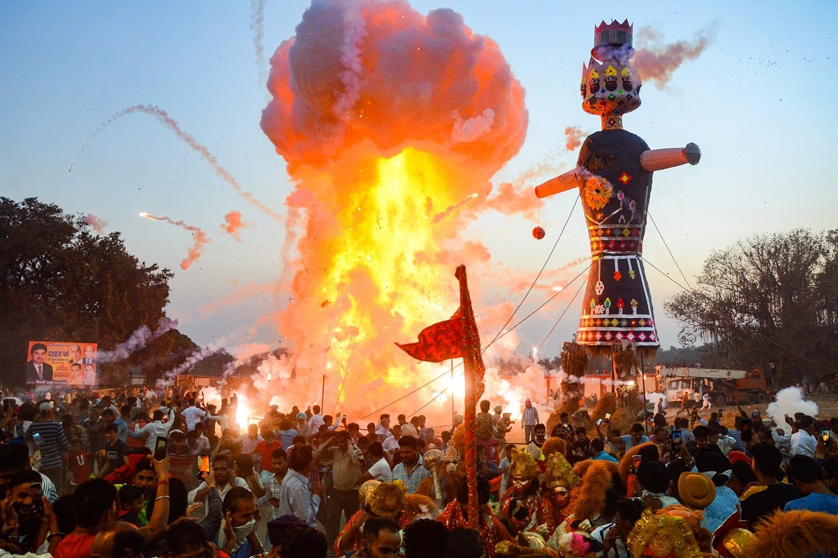 Dussehra 2021 celebrated with joy images from various parts of country