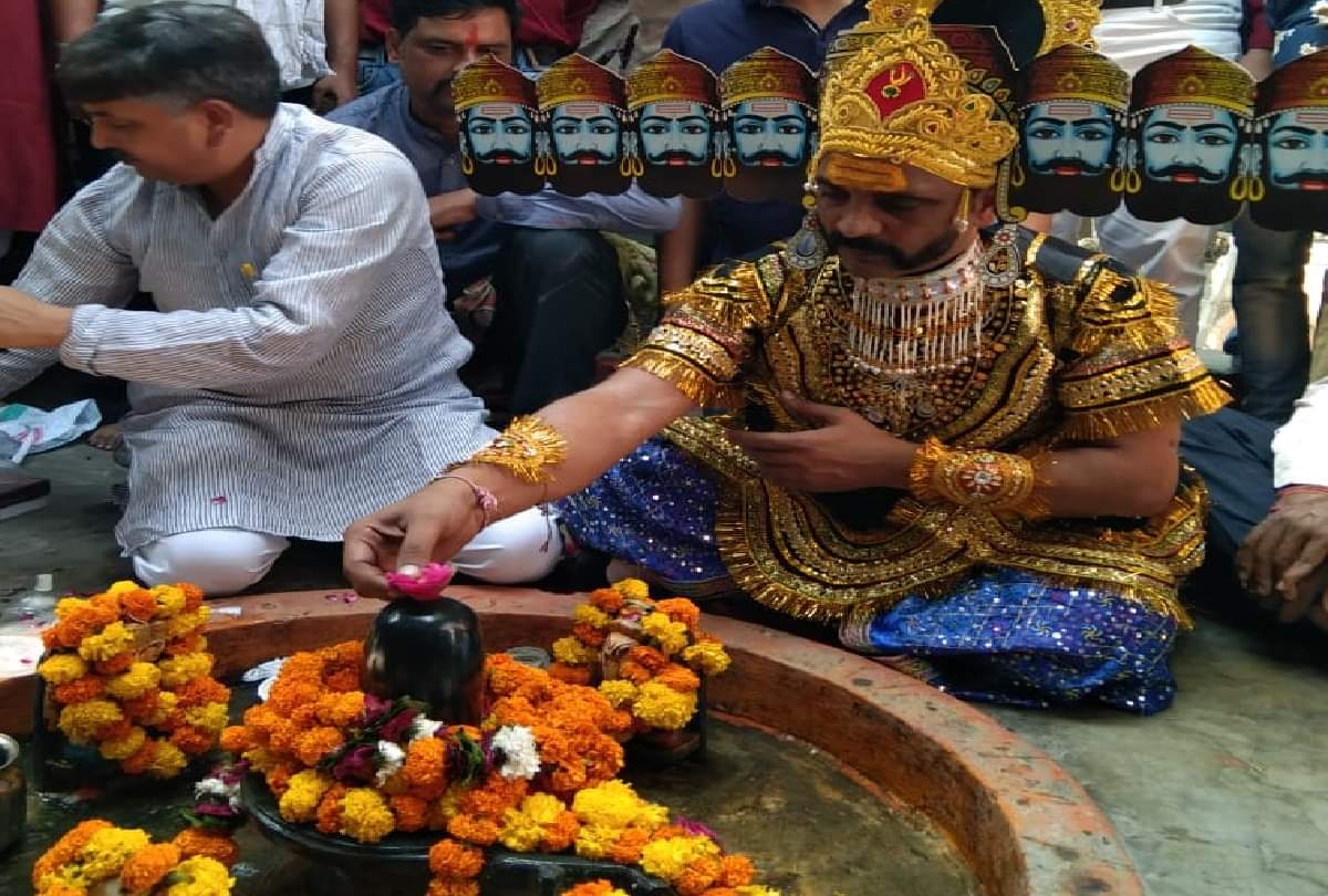 Followers of Ravana worship him on the Dussehra in Mathura