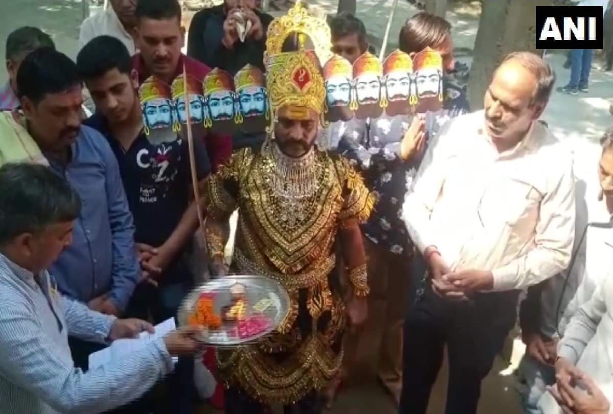 Followers of Ravana worship him on the Dussehra in Mathura