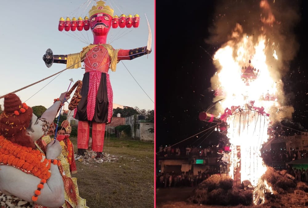 Dussehra Vijayadashami 2021: Ravan Dahan Celebration in Uttarakhand photos