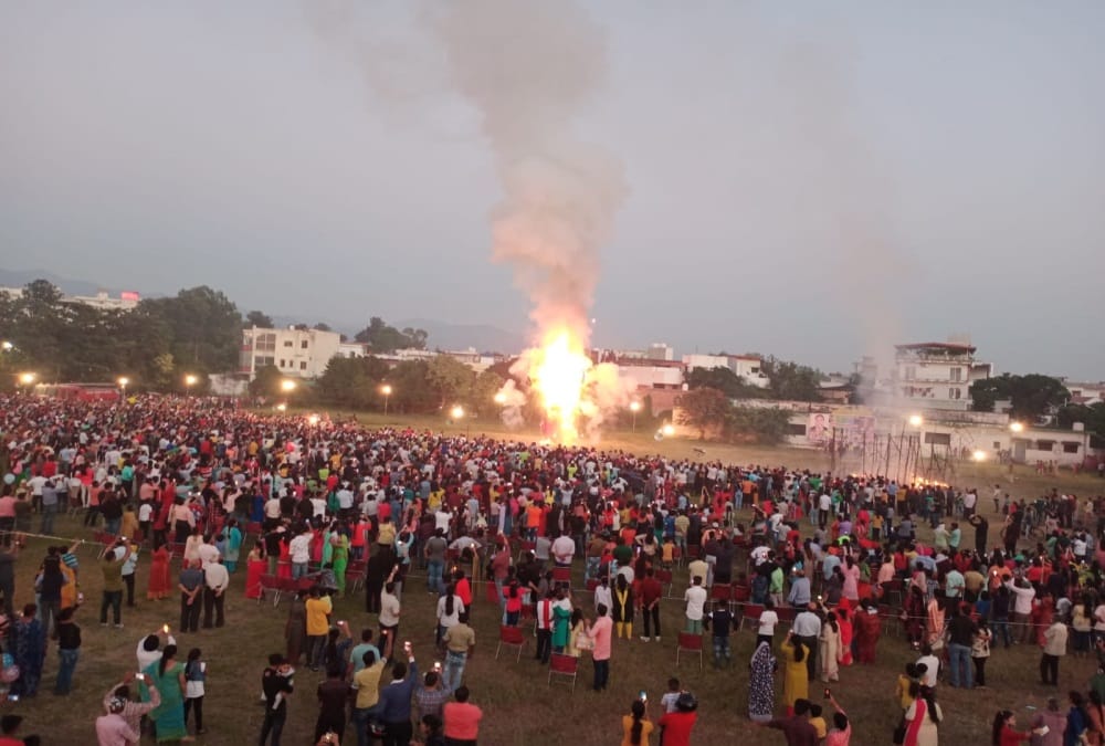 Dussehra Vijayadashami 2021: Ravan Dahan Celebration in Uttarakhand photos