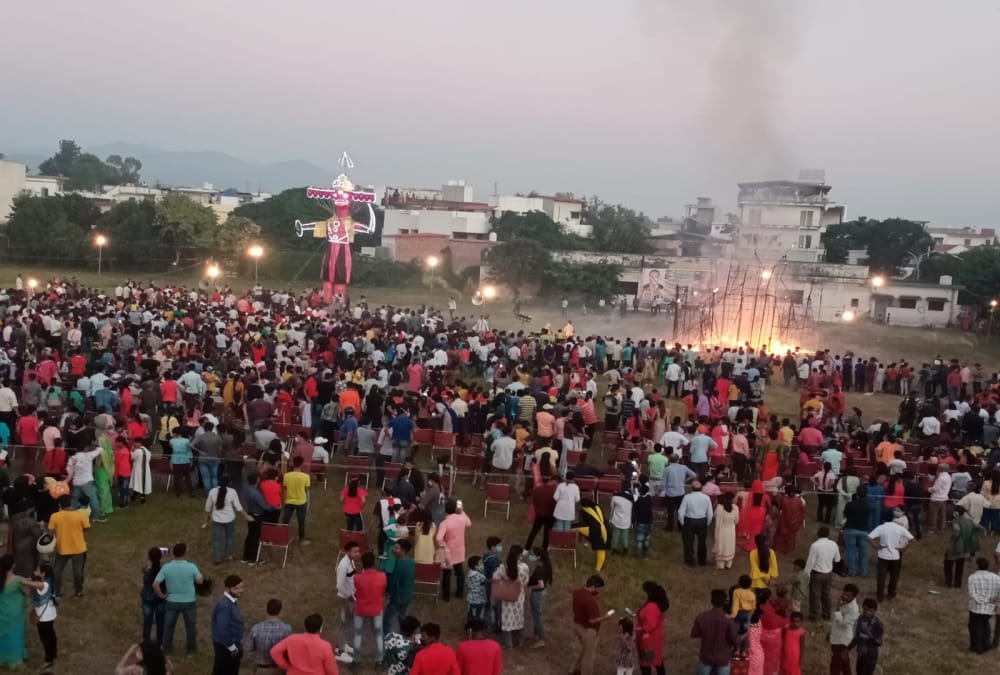 Dussehra Vijayadashami 2021: Ravan Dahan Celebration in Uttarakhand photos