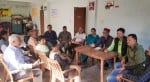 मंडी के तारा चंद भवन में बैठक करते माकपा कार्यकर्ता।