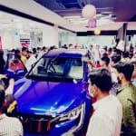 Mahindra XUV700 at showroom