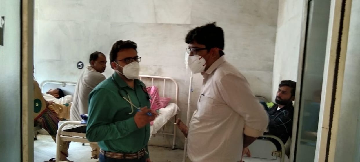 SDM made arrangements in the hospital amidst increasing cases of dengue